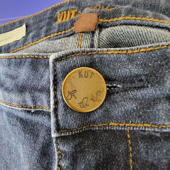 Kut From The Kloth Karen Baby Bootcut Denim Jeans Medium Wash Size 6 - Picture 8 of 12